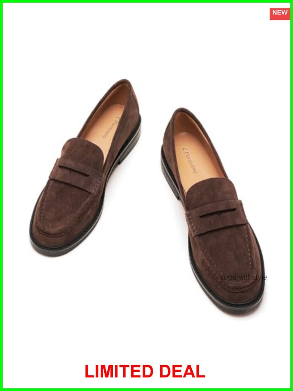 Genuine Leather Penny Loafers Women Walking Mocc